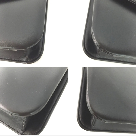 Christian Dior Black Leather Chain Shoulder Bag - Picture 7 of 10